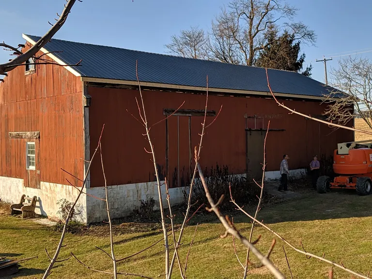 Storm damage roof repair